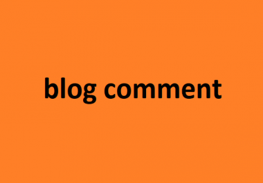 Do 20 Niche Relevant Manual Blog Comment