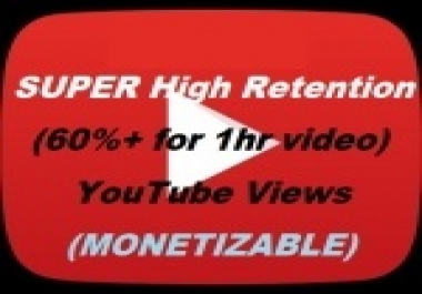 15 Minutes Retention YouTube Video Marketing and Promotion with 30 Days Refill Guarantee