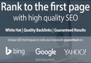 Rank Your Website First Page Of Google